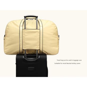 特大容量旅行袋登機托運包可套拉桿防水行李包可折大包手提斜挎包