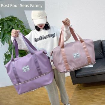 孕婦入院待產收納包大容量輕便攜防水折疊短途旅行包手提行李袋女