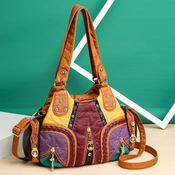 New Fashion PU Leather Women Handbag Designer Soft Large Cap
