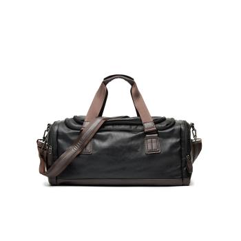 旅行包 時尚行李包 大容量旅行袋手提皮革防水單肩斜挎男女通用