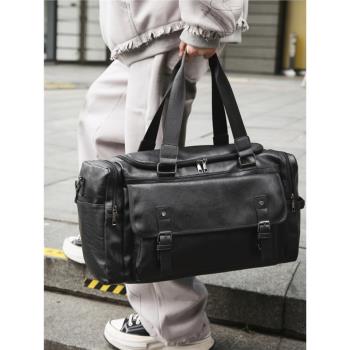 旅行包男商務出差行李袋收納手提包大容量單肩斜挎包運動健身背包