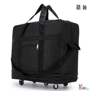 航空託運包帆布行李袋包大容量搬家旅行袋帶輪背拉行李包拉桿箱