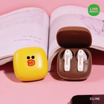 新品韓國Line布朗熊莎莉雞TWS無線音樂觸控5.0降噪游戲可愛耳機