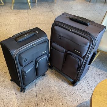 出口超輕無紡布旅行箱牛津布超輕行李箱大容量30寸托運箱防水靜音
