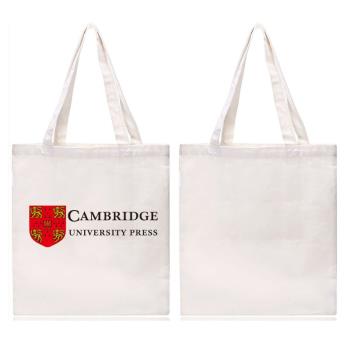 劍橋大學紀念品University of Cambridge購物袋帆布包環保袋拉鏈