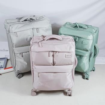 AIRWAY出口行李箱20寸登機箱拉桿箱萬向輪密碼旅行箱女24寸牛津布
