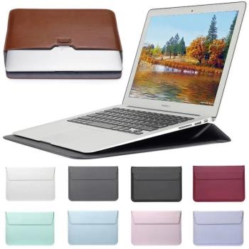 PU Leather Laptop Sleeve Bag 11 12 13 14 15 16.2 inch For Ma