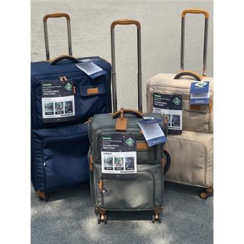 三防超輕布箱20寸登機箱靜音萬向輪帶擴展旅行箱大容量28寸行李箱
