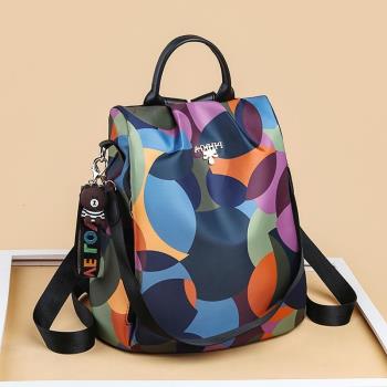 Anti-theft Backpack Womens Bag Bookbag Casual All-match Cro