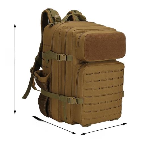 戶外運動休閑旅行45L雙肩電腦包登山騎行大容量衣物收納戰術背包