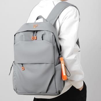2023男士旅游大容量電腦包旅行時尚雙肩背包新款女大學生簡約書包