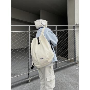 YUEN設計款日系韓系ins背包大容量休閑書包男女學生上課包雙背包