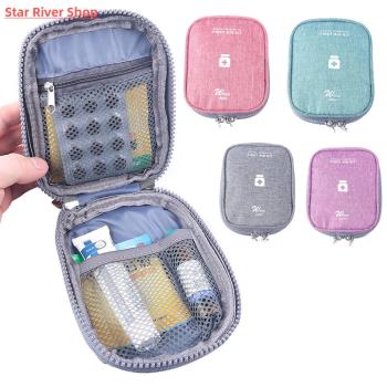 Mini Portable Medicine Storage Bag Travel First Aid Kit Medi