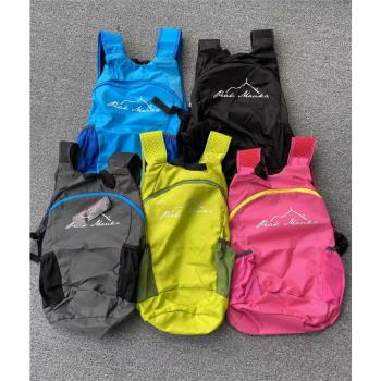 外貿原單簡易收納實用大容量雙肩背包多功能戶外防水背包