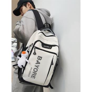 書包初中女生高中生大學生大容量2024新款韓系雙肩包男生旅行背包