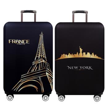New York Paris Thicken Luggage Protective Cover 18-32inch Tr