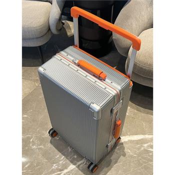 寬拉桿登機箱萬向輪商務包鋁框