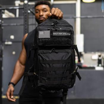 無賊WZJP健身肌肉男軍迷戰術雙肩背包訓練收納包大容量45L升電腦