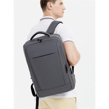 電腦背包男雙肩包商務大容量旅行包高級感2024年新款時尚出差書包