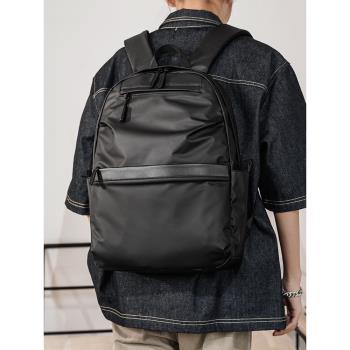 潮牌男士雙肩包大容量背包15.6寸電腦包商務文件包旅行大學生包