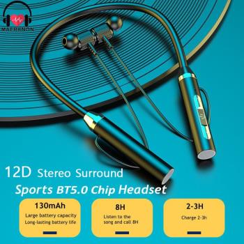 007 H1012D Stereo Surround Bluetooth Headphone Wireless Blue