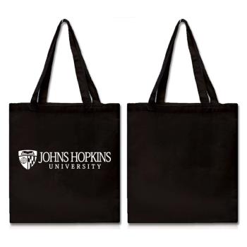 約翰霍普金斯大學紀念品Johns Hopkins購物袋帆布包環保袋拉鏈款