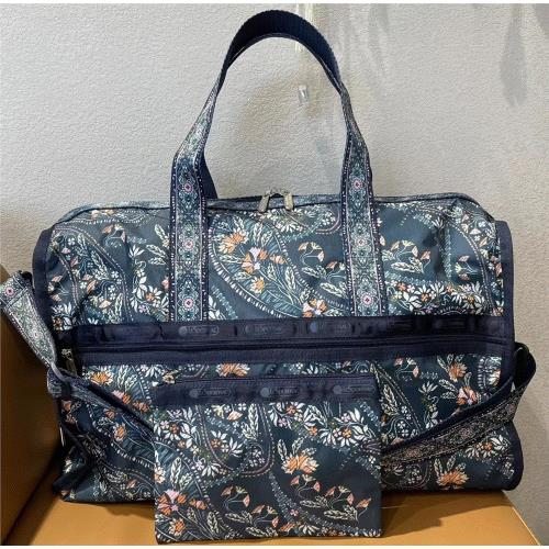 新品復古佩斯之夜大號旅行包手提斜挎行李袋可套拉箱子母包4319