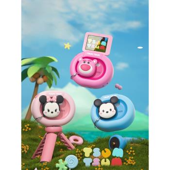 迪士尼兒童相機生日禮物草莓熊2024新款照相機可拍照數碼寶寶玩具