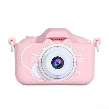 新款X5s貓咪硅膠套兒童相機小單反運動攝像玩具工廠直銷 大量現貨