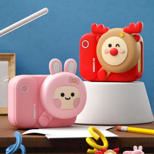 科物酷兒童相機新款兒童相機4K高清雙攝可拍照數碼照相機運動迷你