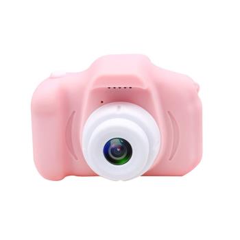 神孩子高清迷你相機可拍照視頻小單反禮品玩具兒童相機X2S高清粉