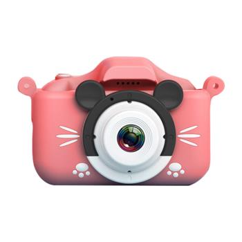 新款5s貓兒童相機卡通數碼迷你趣味相機高清雙攝玩具禮品