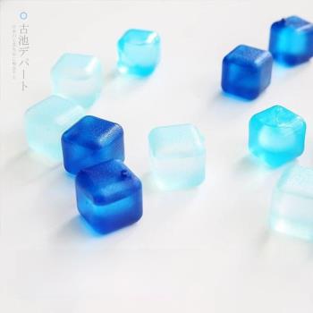 不會化的冰塊日式創意冰塊模具食用級不熔化可循環使用冰粒速凍飲