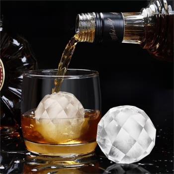 冰塊模具家用食品級制作威士忌大冰球圓球硅膠按壓大容量商用冰格