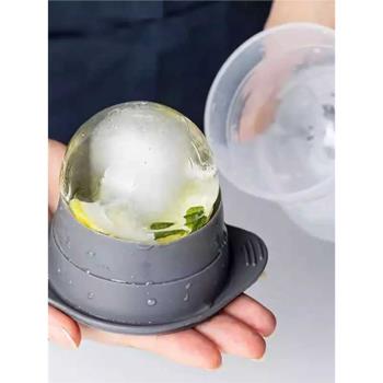 tovolo制冰威士忌小型透明凍冰塊模具硅膠高透圓球制作器宿舍家用