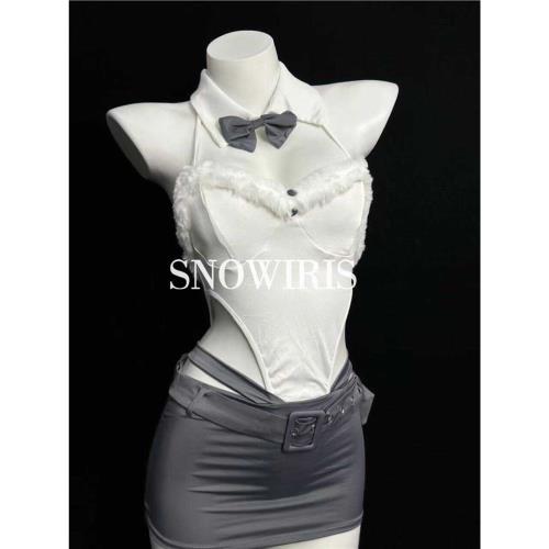 火燒島 性感內衣兔女郎純欲風連體衣