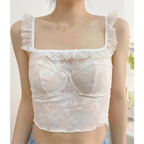 內衣外穿打底法式潮一字肩大胸顯小超薄舒適軟鋼圈高級感白色文胸