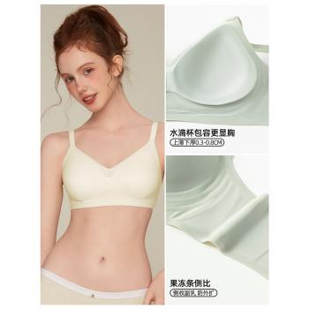 六隻兔子輕薄果凍條美背上託內衣