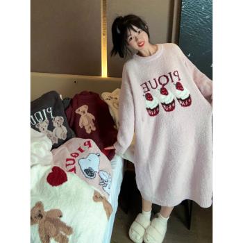 多色軟綿綿秋冬加厚珊瑚絨卡通