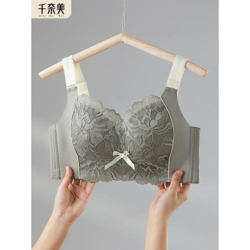 千奈美束胸內衣大胸顯小薄款全罩杯縮胸防下垂收副乳調整型文胸罩