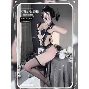 Gill女僕長筒顯瘦美腿cos蕾絲