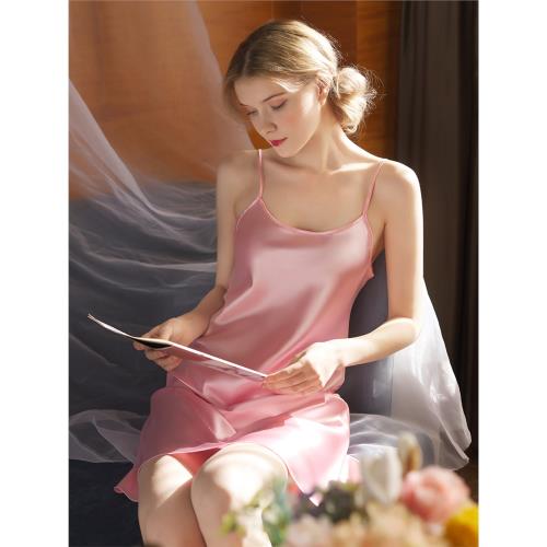 吊帶睡裙性感冰絲睡衣女夏天純欲風薄款高級感2023年新款家居服女