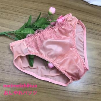 柔軟光滑亮面花邊舒適健康蕾絲