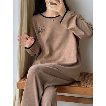 睡衣女冬季德絨長袖春秋款寬松套裝夏天女士2024年新款甜美家居服