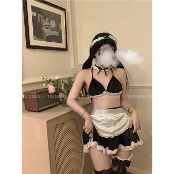 女僕貓咪cos可愛純欲睡衣短裙