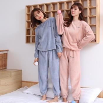 珊瑚絨寬松百搭休閑裝仙女暖暖褲