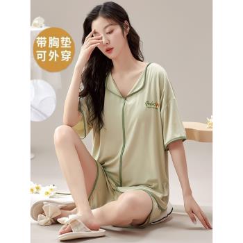 女純棉七分褲高級感和服日系睡衣