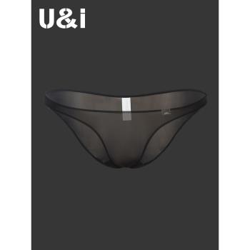 U&I彈力冰絲比基尼低腰三角褲