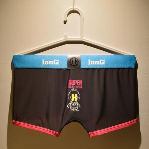 2件裝冰絲滑男士內褲男2025年新款冰絲四角褲男生動漫平角褲褲頭