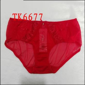 婷美內衣專柜正品紅喜慶紅配套性感內褲TK6677